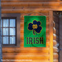 Notre Dame Fighting Irish Shamrock House Flag