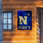 US Navy Midshipmen Double Sided House Flag