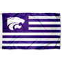 Kansas State Wildcats Striped Flag