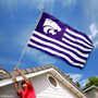 Kansas State Wildcats Striped Flag