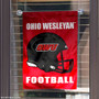 Ohio Wesleyan Battling Bishops Helmet Yard Garden Flag