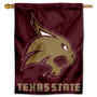 Texas State Bobcats New Logo Double Sided House Flag