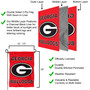 UGA Bulldogs Garden Flag