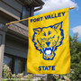 Fort Valley State Wildcats Logo Double Sided House Flag