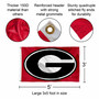 Georgia Bulldogs Red Flag Pole and Bracket Kit