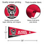 North Carolina State University Banner Pennant with Tack Wall Pads