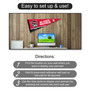 North Carolina State University Banner Pennant with Tack Wall Pads