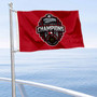 Georgia Bulldogs 2022 Football National Champions Boat and Mini Flag