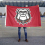 Georgia Bulldogs Red Dawgs Flag