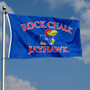 Kansas Rock Chalk Flag