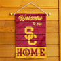USC Trojans Welcome To Our Home Garden Flag