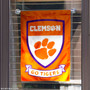 Clemson Go Tigers Shield Garden Flag