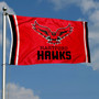 Hartford Hawks Logo Flag