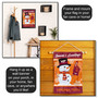 VA Tech Hokies Holiday Winter Snowman Greetings Garden Flag