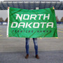 North Dakota Fighting Hawks New Wordmark Flag