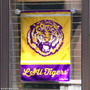 LSU Tigers College Vault Logo Garden Flag