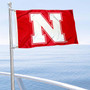 University of Nebraska Boat and Mini Flag