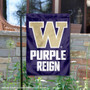 University of Washington Purple Reign Garden Flag