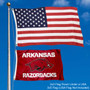 Arkansas Razorbacks Small 2x3 Flag