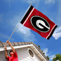 Georgia Bulldogs Red G Logo Flag