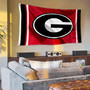 Georgia Bulldogs Red G Logo Flag