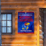 Kansas KU Jayhawks 2022 Mens Basketball National Champions House Flag