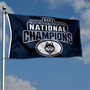 Connecticut Huskies 2023 College Basketball National Championship Logo Flag