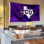 Texas Christian Horned Frogs TX State Flag