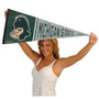 Michigan State Spartans Throwback Retro Vintage Pennant Flag