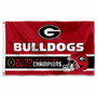 Georgia Bulldogs 2022 College Football Champions Large Flag