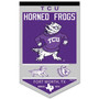 Texas Christian Horned Frogs Heritage Logo History Banner