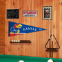 Kansas KU Jayhawks Banner Pennant with Tack Wall Pads