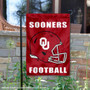 Oklahoma Sooners Helmet Yard Garden Flag