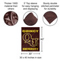 QU Hawks Banner Flag