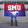 Southern Methodist Mustangs Gradient Ombre Flag