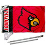 Louisville Cardinals Panel Flag Pole and Bracket Kit