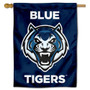 Lincoln Blue Tigers Logo Double Sided House Flag