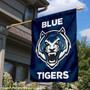 Lincoln Blue Tigers Logo Double Sided House Flag