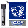 Central Connecticut Blue Devils Garden Flag and Pole Stand Holder