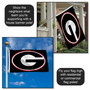 Georgia Bulldogs Black Flag
