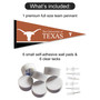 University of Texas Banner Pennant with Tack Wall Pads