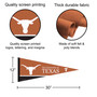 University of Texas Banner Pennant with Tack Wall Pads