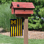 Michigan Wolverines Garden Flag with USA Country Stars and Stripes