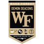 Wake Forest Demon Deacons Heritage Logo History Banner