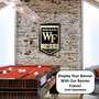 Wake Forest Demon Deacons Heritage Logo History Banner