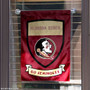 Florida State University Go Seminoles Shield Garden Flag