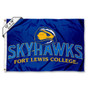 Fort Lewis Skyhawks Boat and Mini Flag