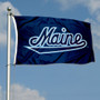 Maine Black Bears Script Flag