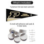 Purdue University Banner Pennant with Tack Wall Pads