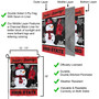 OSU Buckeyes Holiday Winter Snowman Greetings Garden Flag